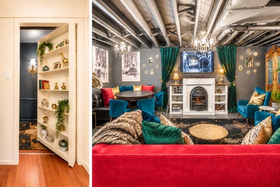 Storybook Escape: Hidden Speakeasy, Hot Tub, Sauna